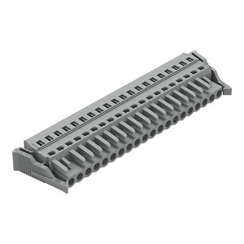 WAGO 231 Series Snap-in Connector Female Cage Clamp, 20-Pole, 16A, 20-Way