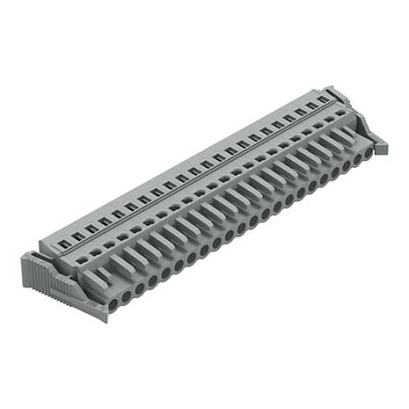 WAGO 231 Series Snap-in Connector Female Cage Clamp, 22-Pole, 16A, 22-Way