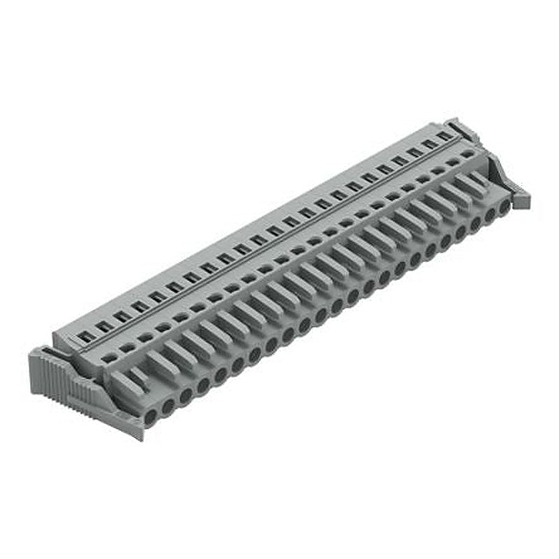 WAGO 231 Series Snap-in Connector Female Cage Clamp, 23-Pole, 16A, 23-Way