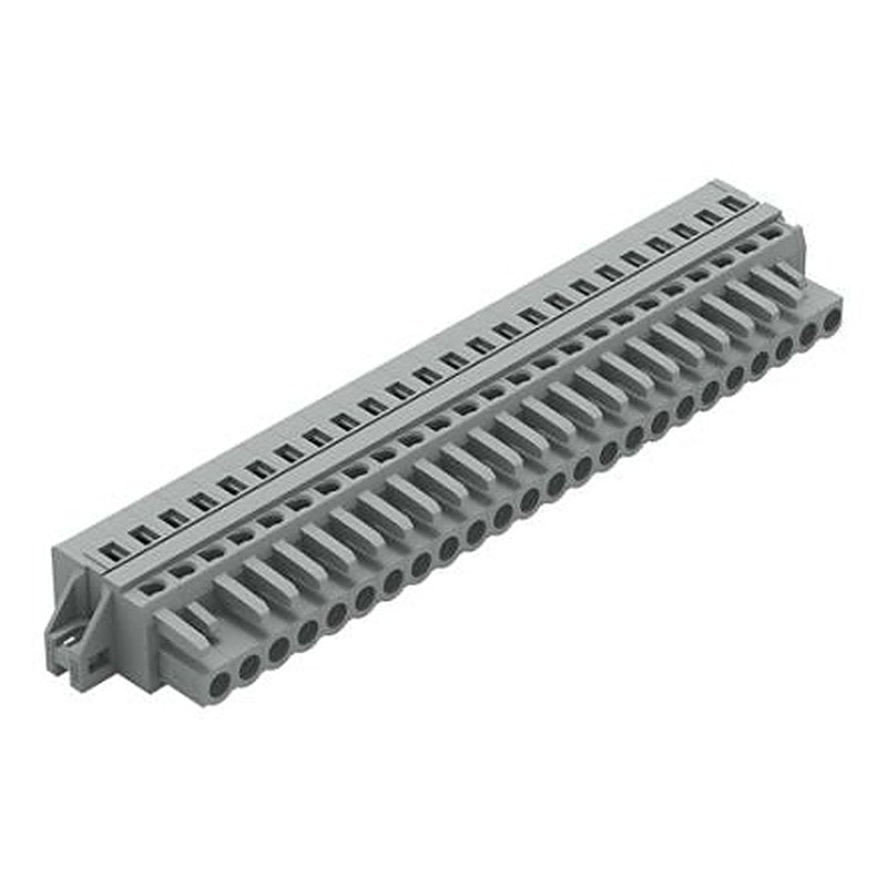 WAGO 231 Series Cable Pluggable Connector Female Cage Clamp, 24-Pole, 16A, 24-Way