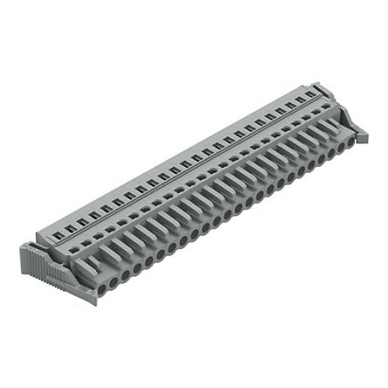 WAGO 231 Series Snap-in Connector Female Cage Clamp, 24-Pole, 16A, 24-Way