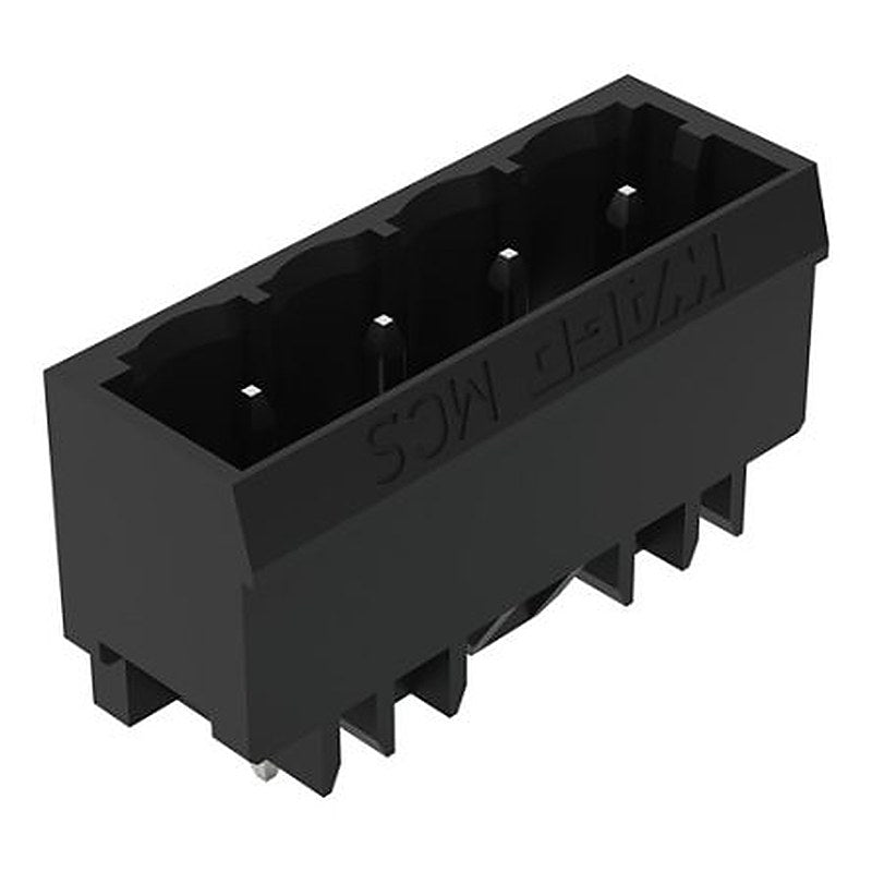 WAGO 231 Series Straight PCB PCB Header, 4 Contact(s), 5 mm Pitch, 1 Row, Shrouded