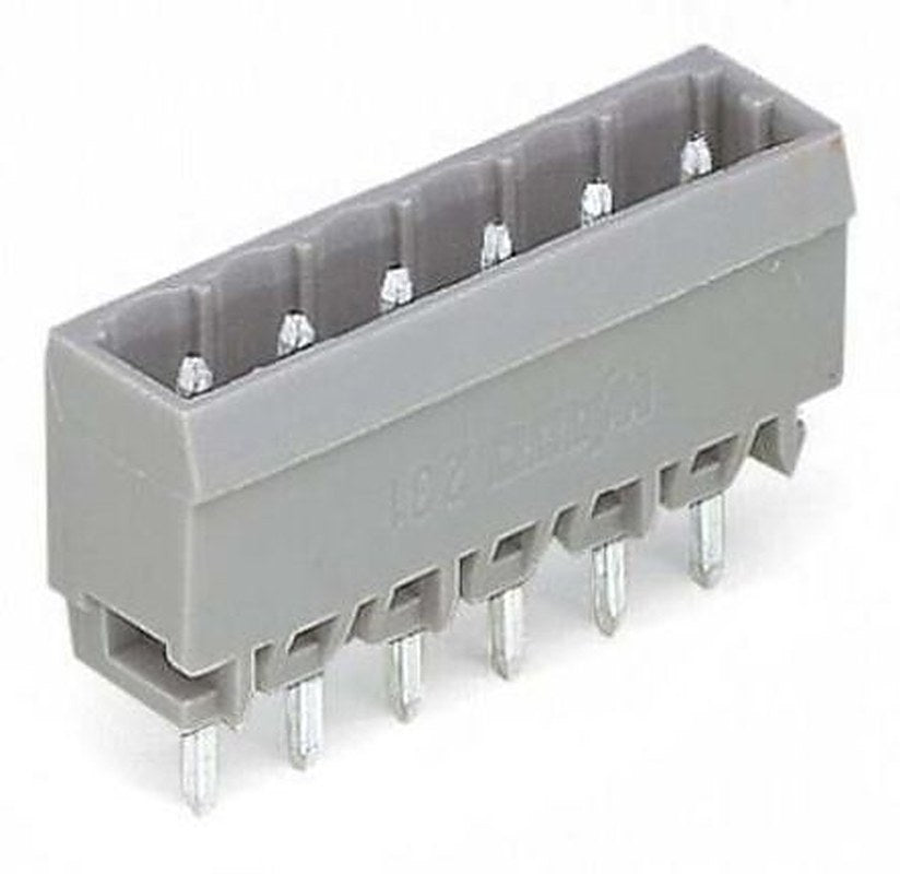 WAGO 231 Series Straight Horizontal and Vertical Mount PCB Header, 8 Contact(s), 5 mm Pitch, 1 Row