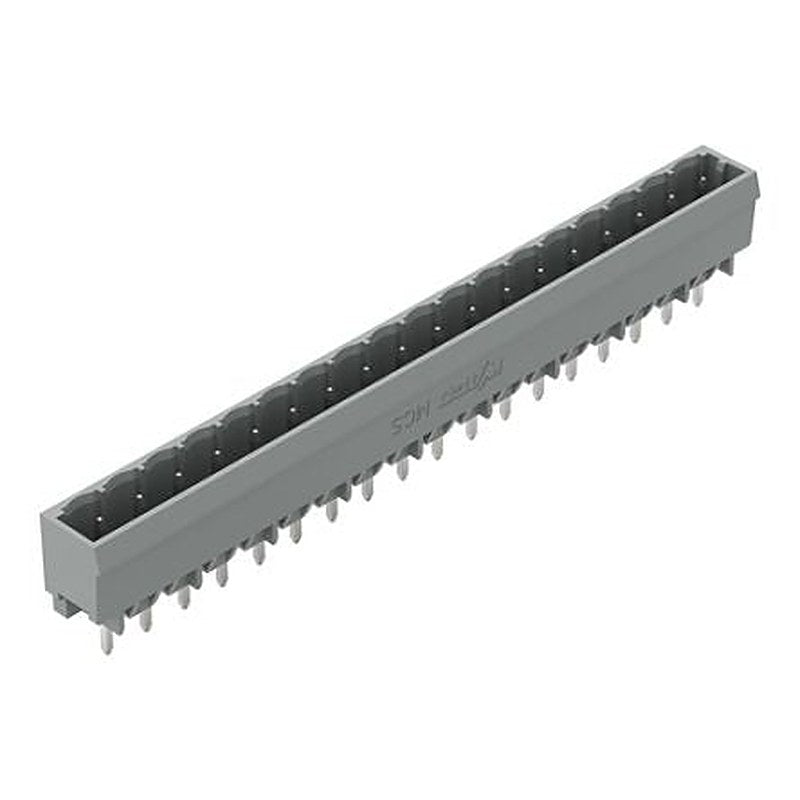 WAGO 231 Series Straight Horizontal and Vertical Mount Header, 18 Contact(s), 1 mm Pitch, 1 Row, Unshrouded