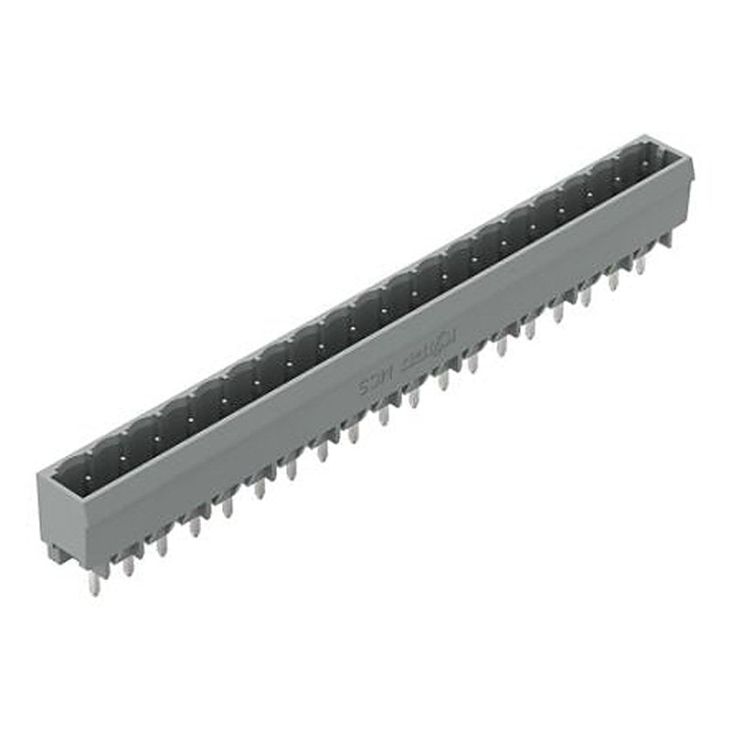WAGO 231 Series Straight PCB PCB Header, 19 Contact(s), 5 mm Pitch, 1 Row, Shrouded