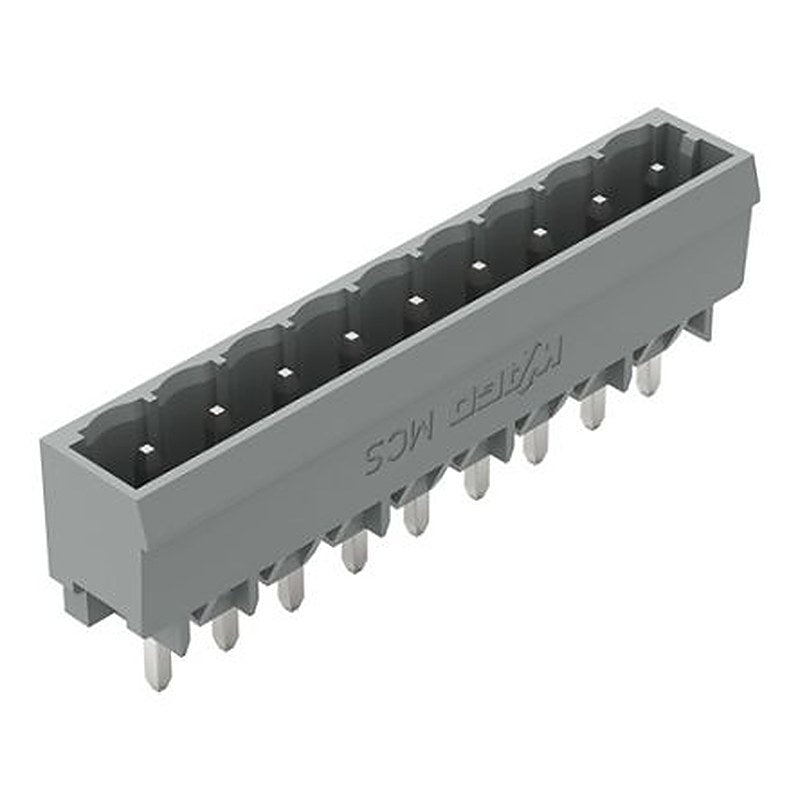 WAGO 231 Series Straight PCB PCB Header, 9 Contact(s), 5 mm Pitch, 1 Row, Shrouded