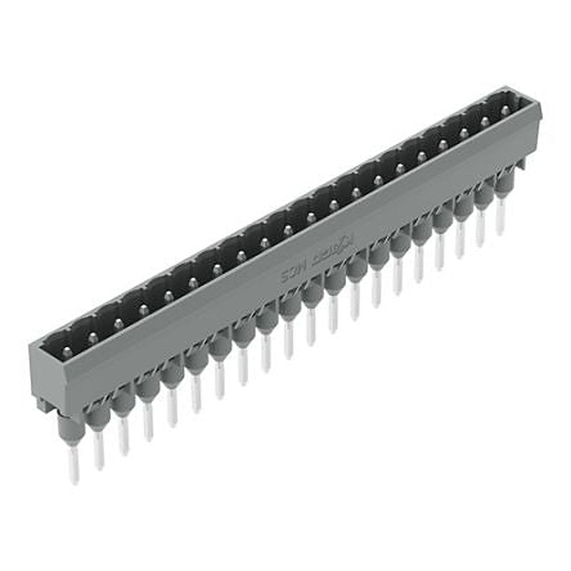 WAGO 231 Series Straight PCB PCB Header, 20 Contact(s), 5 mm Pitch, 1 Row, Shrouded