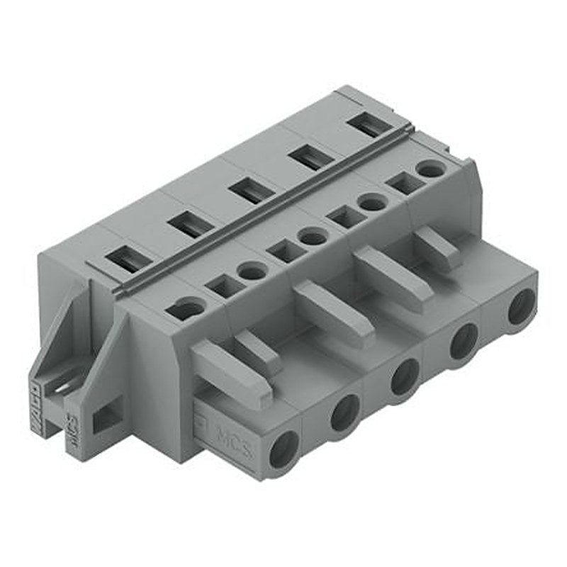 WAGO 231 Series Cable Connector Female Cage Clamp, 5-Pole, 16A, 5-Way