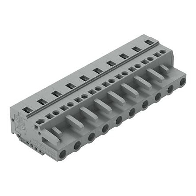 WAGO 231 Series Cable Connector Female Cage Clamp, 10-Pole, 16A, 10-Way