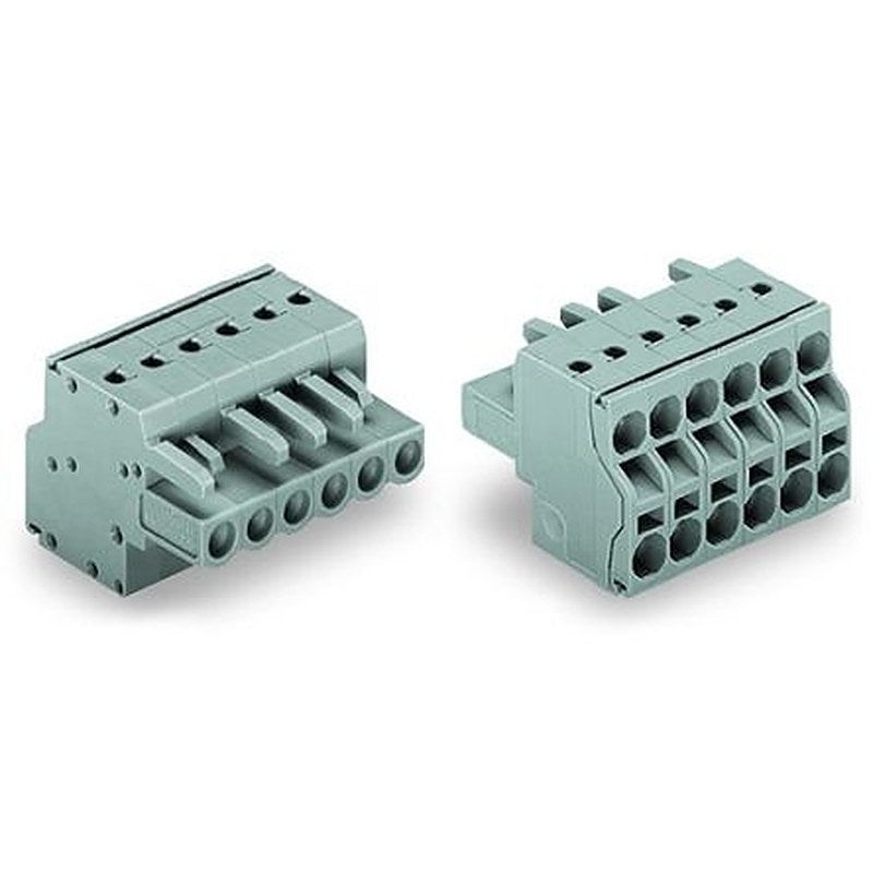 WAGO 231 Series Push-in Connector Female Push-in, 8-Pole, 16A, 8-Way