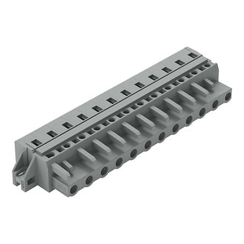 WAGO 231 Series Cable Connector Female Cage Clamp, 12-Pole, 16A, 12-Way