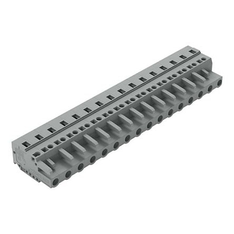 WAGO 231 Series Cable Connector Female Cage Clamp, 16-Pole, 16A, 16-Way