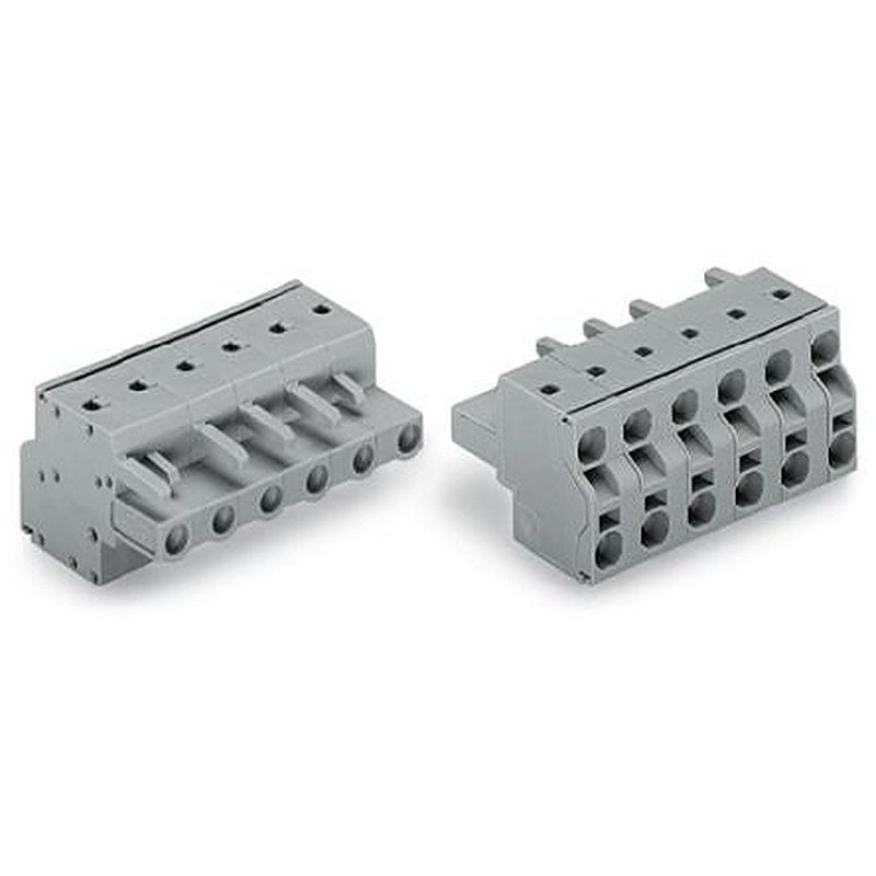 WAGO 231 Series Snap-in Pluggable Connector Female Push-in, 12-Pole, 16A, 12-Way