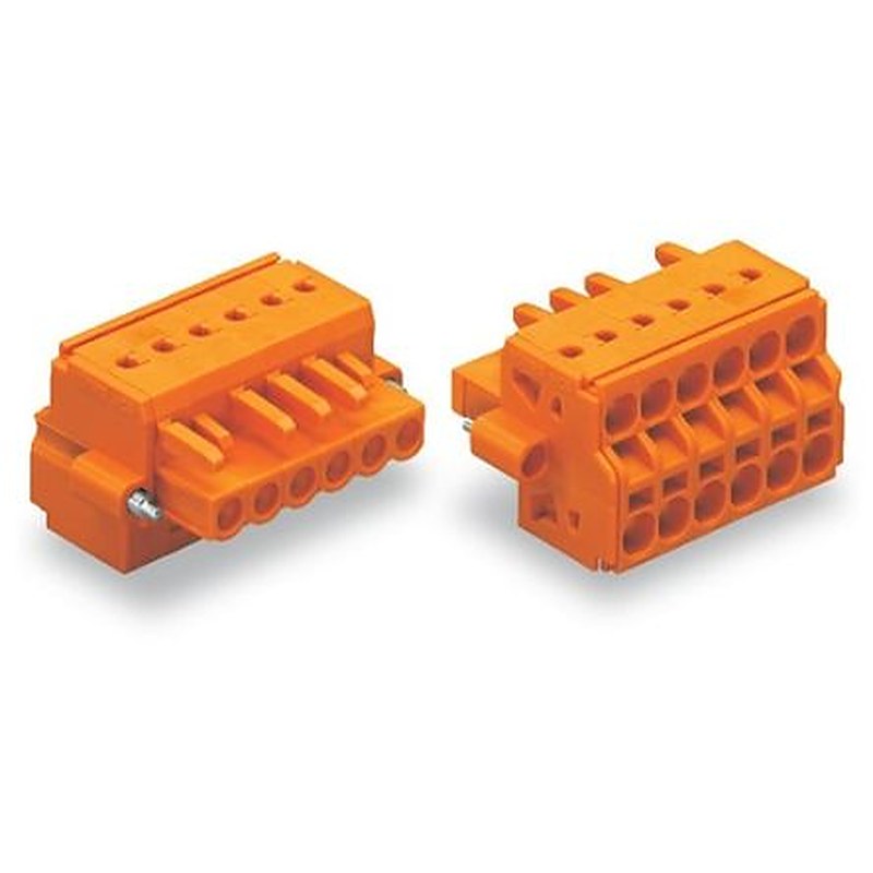 WAGO 231 Series Push-in Connector Female Cage Clamp, 3-Pole, 16A, 3-Way