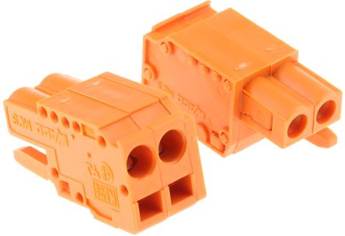 WAGO 231 Series Pluggable Terminal Block, 2-Contact, 5.08 mm Pitch, 1 Row, 231-302/026-000