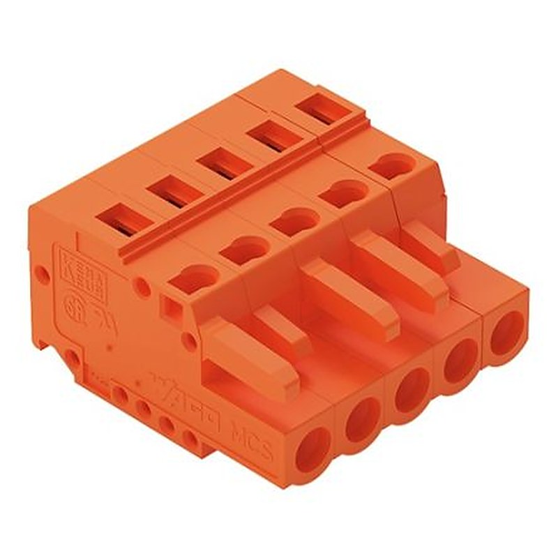 WAGO 231 Series Cable Connector Female Cage Clamp, 2-Pole, 16A, 2-Way