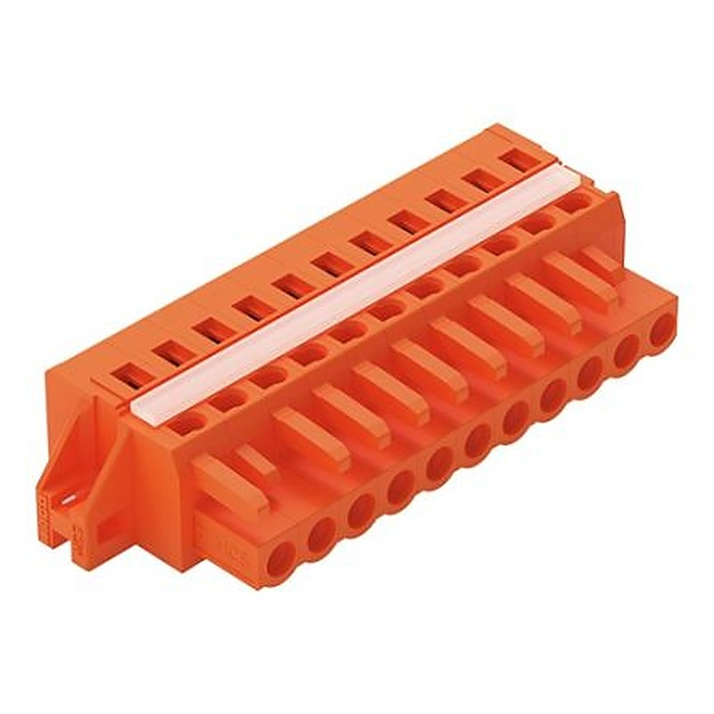 WAGO 231 Series Snap-in Connector Female Cage Clamp, 11-Pole, 16A, 11-Way