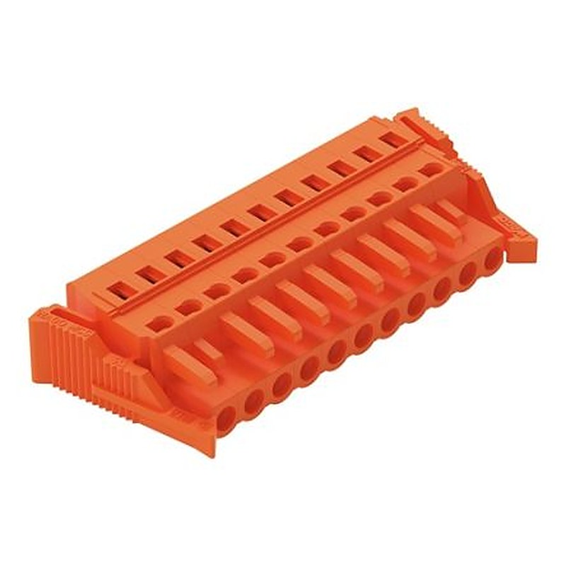 WAGO 231 Series Snap-in Connector Female Cage Clamp, 11-Pole, 16A, 11-Way