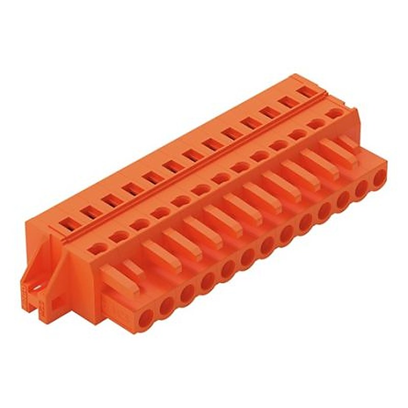 WAGO 231 Series Snap-in Connector Female Cage Clamp, 13-Pole, 16A, 13-Way