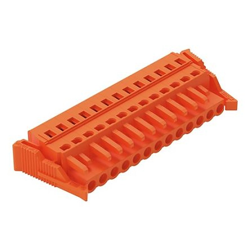 WAGO 231 Series Cable Pluggable Connector Female Cage Clamp, 13-Pole, 16A, 13-Way