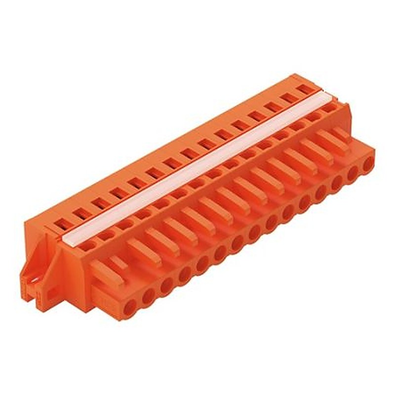 WAGO 231 Series Snap-in Connector Female Cage Clamp, 15-Pole, 16A, 15-Way