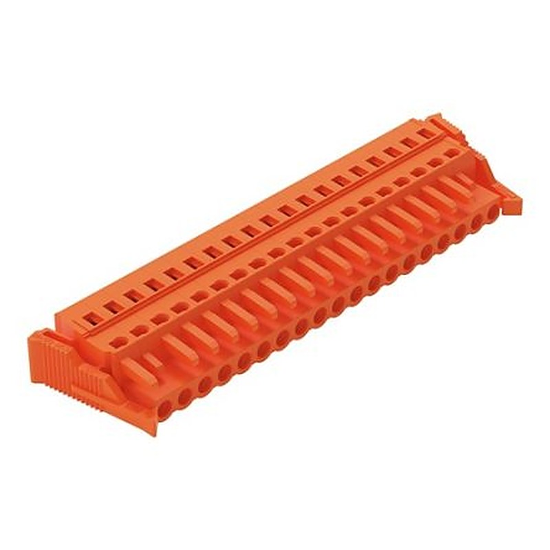 WAGO 231 Series Snap-in Pluggable Connector Female Cage Clamp, 19-Pole, 16A, 19-Way