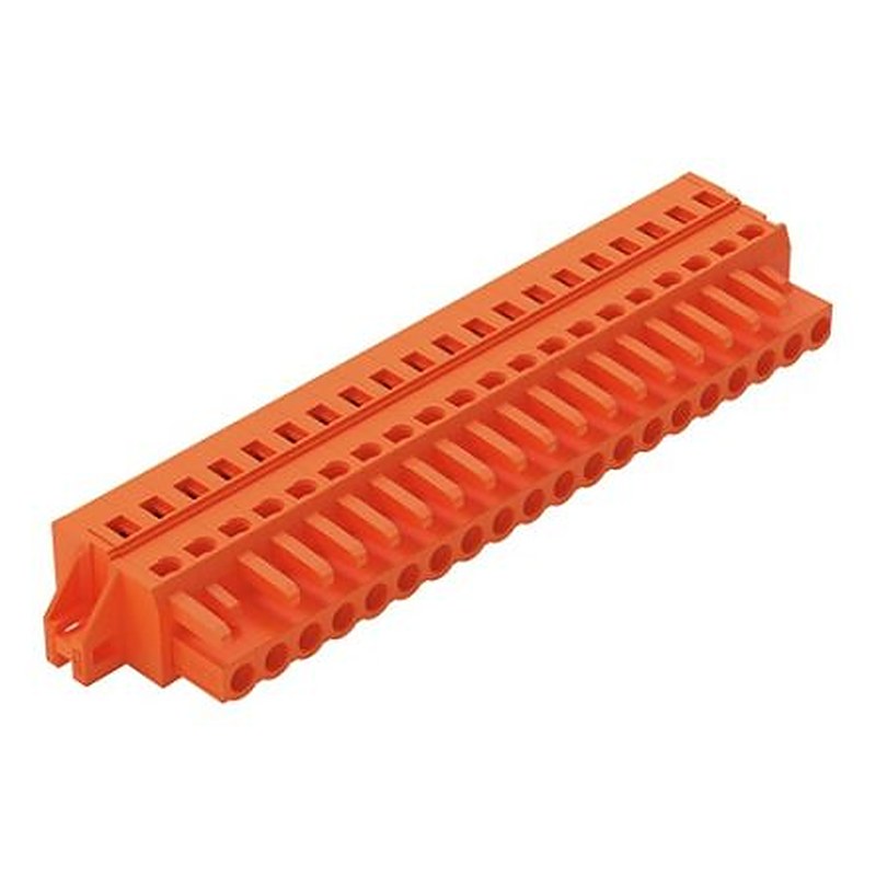 WAGO 231 Series Cable Pluggable Connector Female Cage Clamp, 20-Pole, 16A, 20-Way