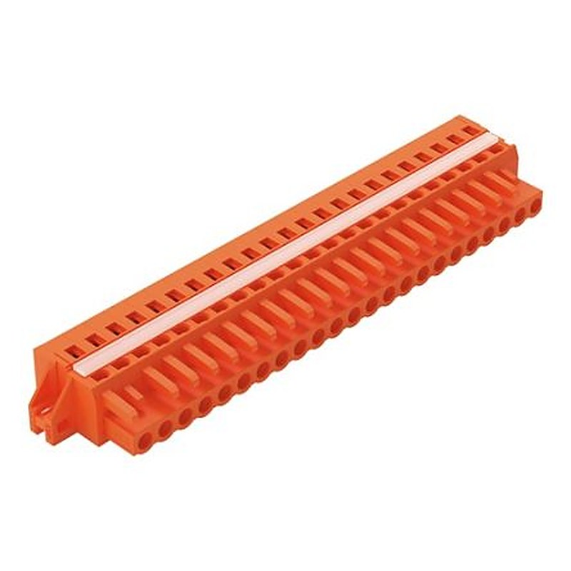 WAGO 231 Series Snap-in Pluggable Connector Female Cage Clamp, 23-Pole, 16A, 23-Way