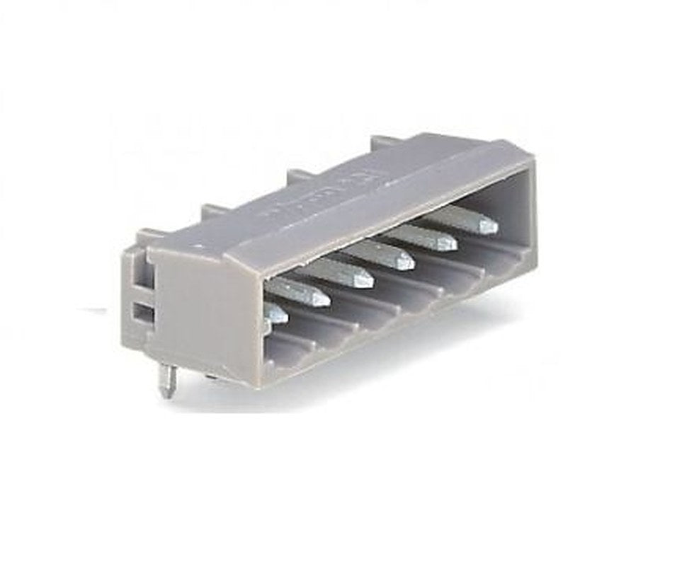 WAGO 231 Series Angled PCB PCB Header, 8 Contact(s), 5 mm Pitch, 1 Row