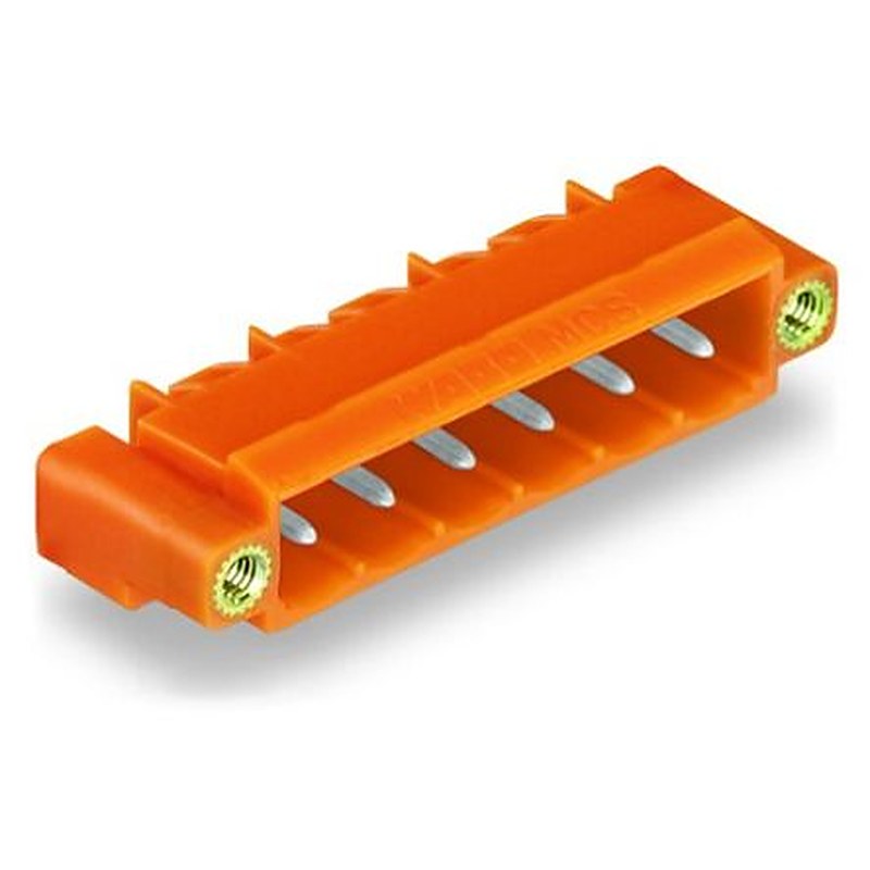 WAGO 231 Series Straight PCB PCB Header, 3 Contact(s), 5.08 mm Pitch, 1 Row, Shrouded