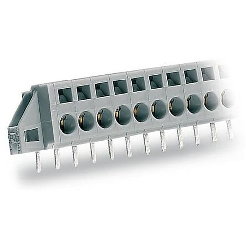 WAGO 231 Series PCB Terminal Block, 11-Contact, 5 mm Pitch, Flange, 1 Row