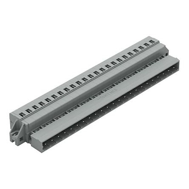 WAGO 231 Series Snap-in Pluggable Connector Male Cage Clamp, 23-Pole, 12A, 23-Way