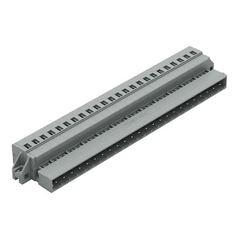 WAGO 231 Series Snap-in Pluggable Connector Male Cage Clamp, 24-Pole, 12A, 24-Way