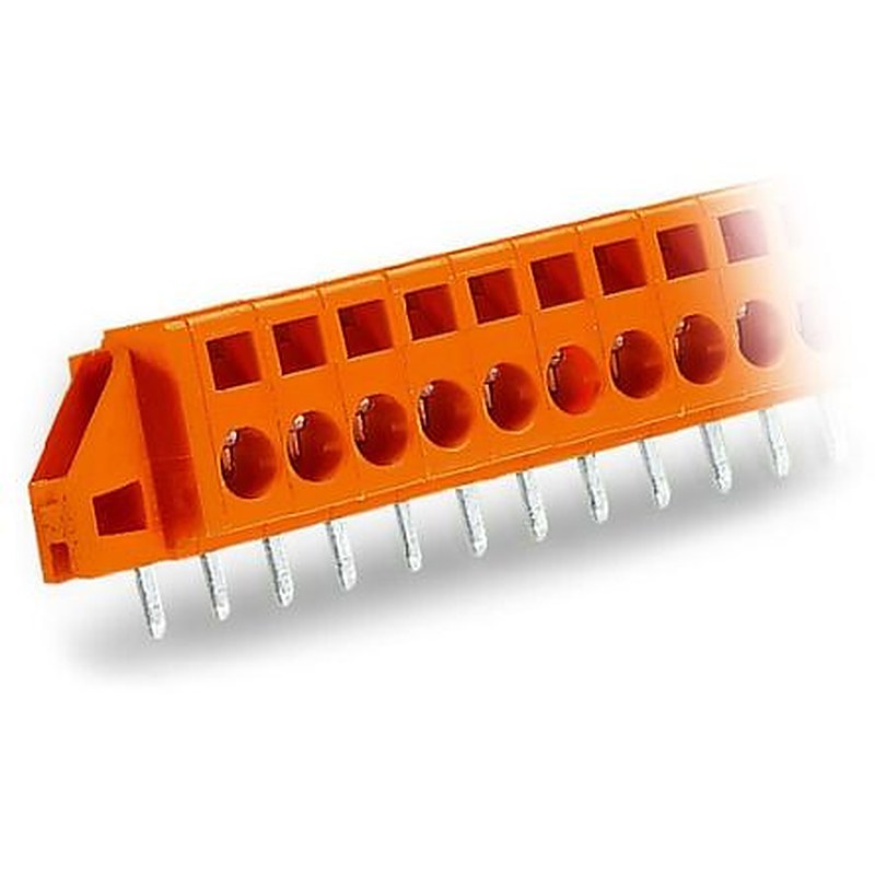 WAGO 231 Series PCB Terminal Block, 3-Contact, 5.08 mm Pitch, Flange, 1 Row