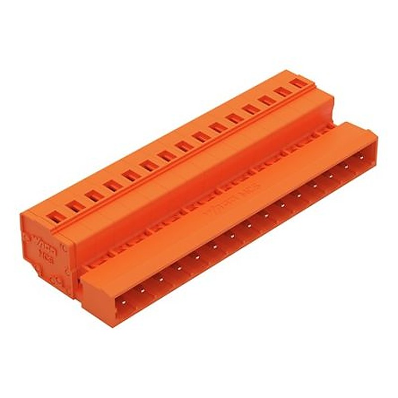 WAGO 231 Series Snap-in Pluggable Connector Male Cage Clamp, 15-Pole, 12A, 15-Way