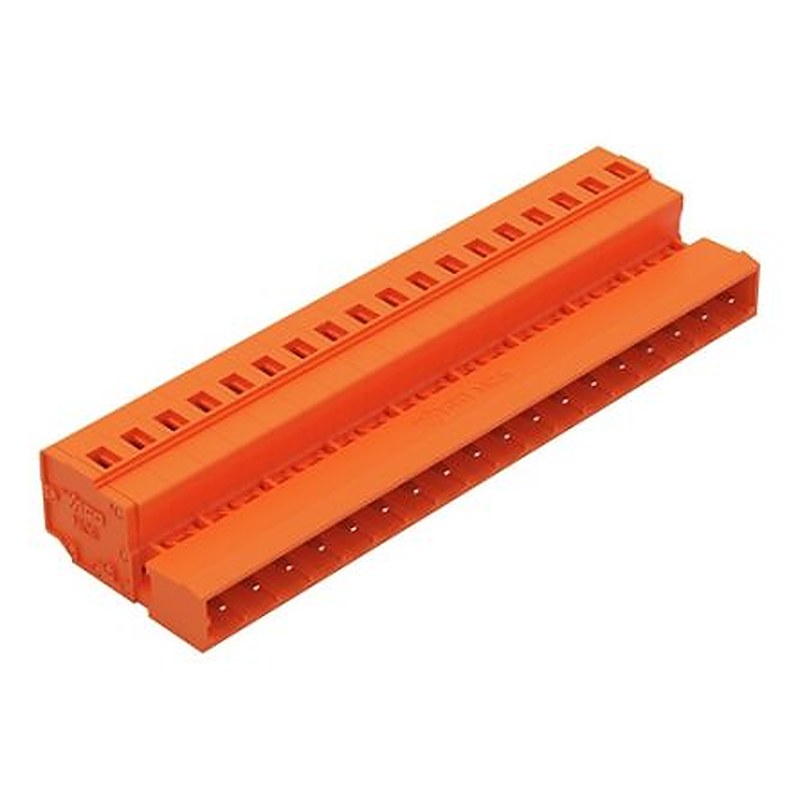 WAGO 231 Series Connector Male Cage Clamp, 18-Pole, 12A, 18-Way