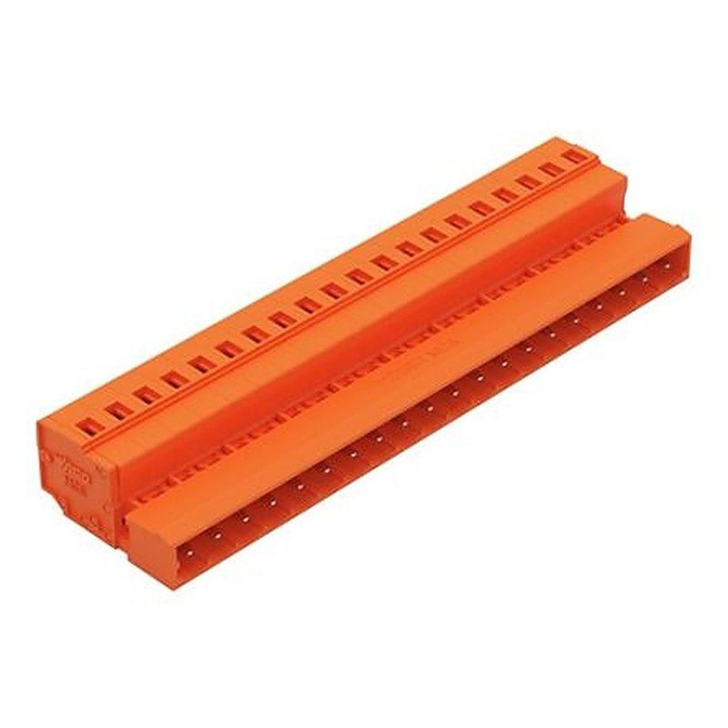 WAGO 231 Series Snap-in Pluggable Connector Male Cage Clamp, 20-Pole, 12A, 20-Way