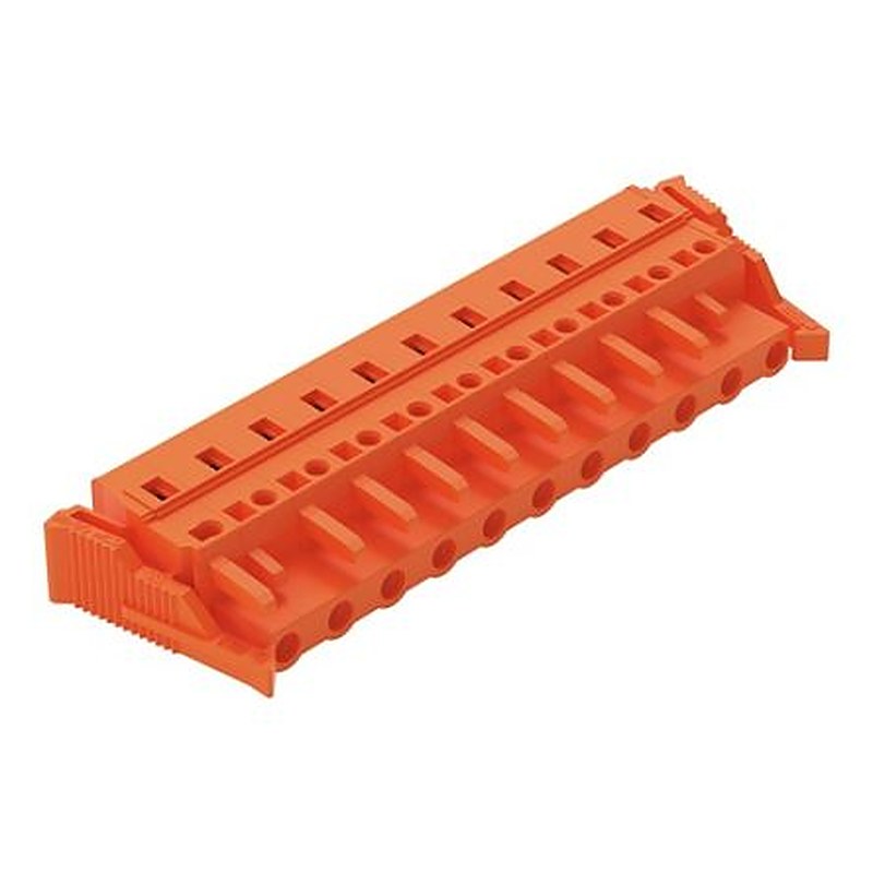 WAGO 231 Series Cable Pluggable Connector Female Cage Clamp, 11-Pole, 16A, 11-Way