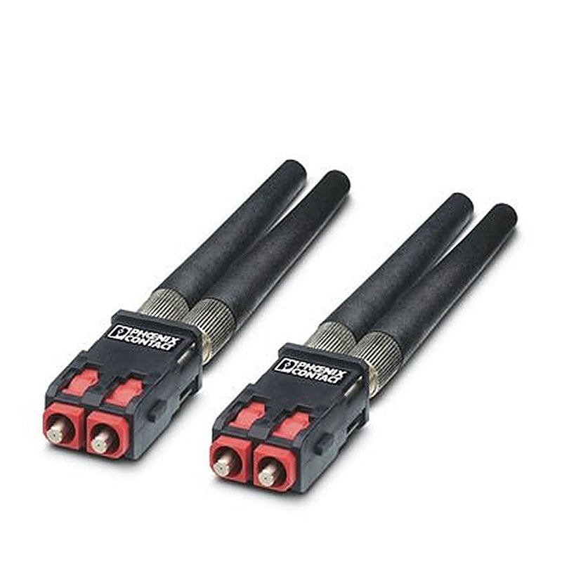 Phoenix Contact, PSM, SCRJ, No Single Mode Duplex Fibre Optic Connector, PCF 200/230 μm Fibre Size, 2dB Insertion Loss