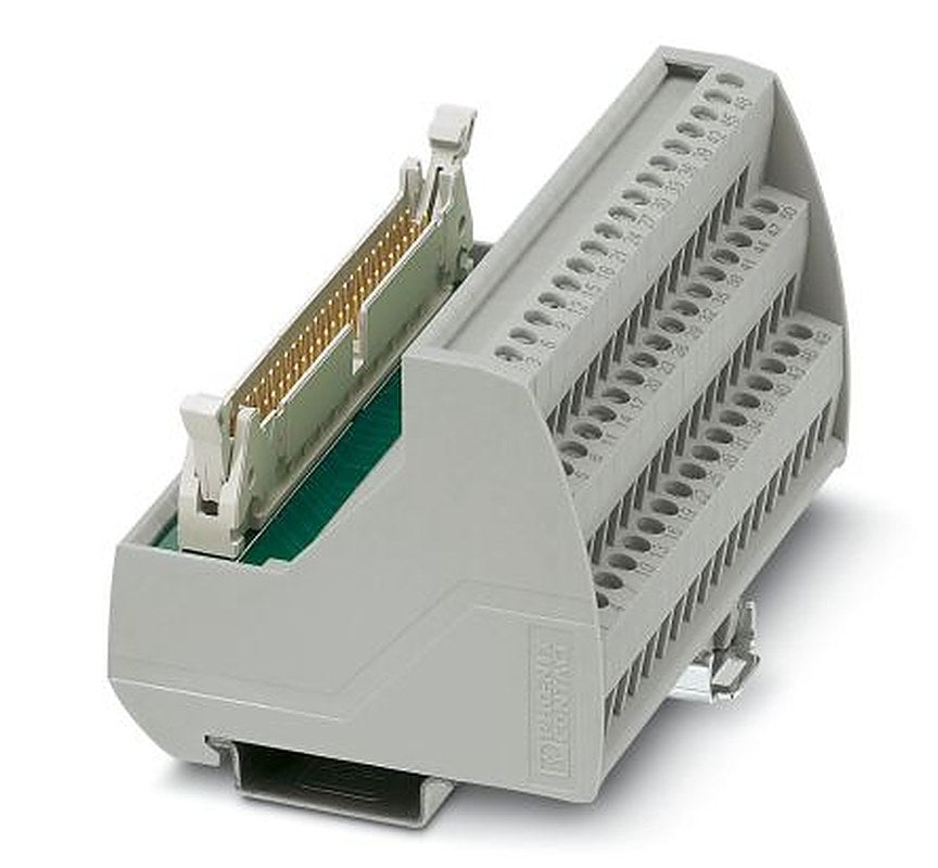 Phoenix Contact 50-Contact Female Interface Module, Flat Ribbon Cable Connector, DIN Rail, 1A