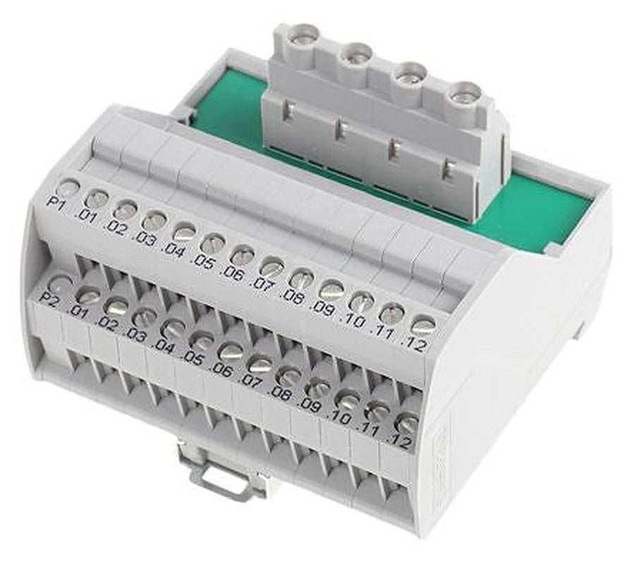 Phoenix Contact VIP Series 2-Contact Female Interface Module, D-Sub Connector, DIN Rail, 15A