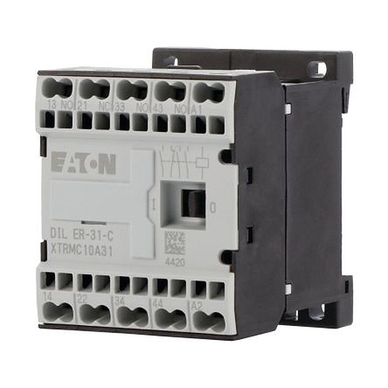 Eaton DILER Contactor Relay, 48V Coil, 4-Pole, 6 A, 25 VA 48V, 3 NO/1 NC, 600V ac