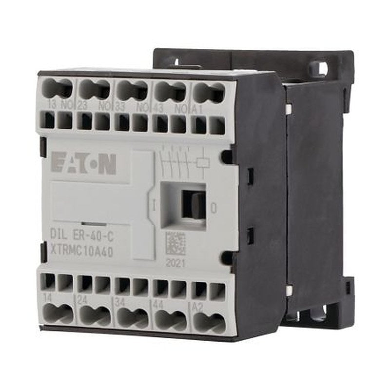 Eaton DILER Contactor Relay, 48V Coil, 4-Pole, 6 A, 25 VA, 4 NO, 600V ac