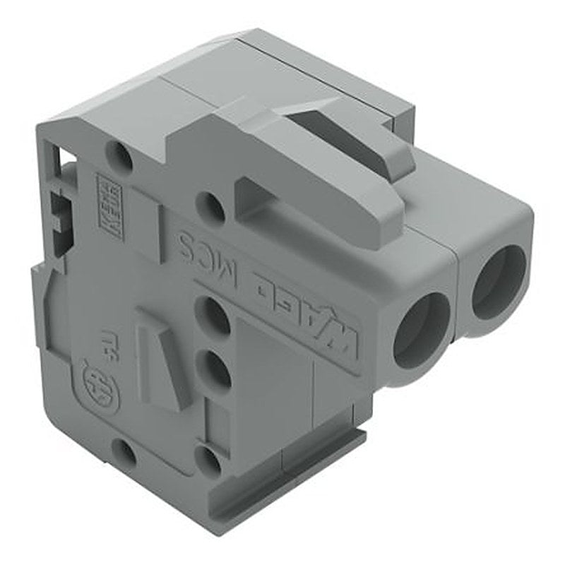 WAGO 232 Series Connector Female Cage Clamp, 2-Pole, 14A, 2-Way