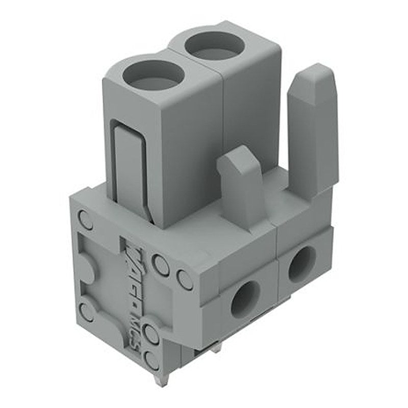 WAGO 232 Series Straight PCB PCB Header, 2-Contact, 1 Row, 5 mm Pitch Plug-In