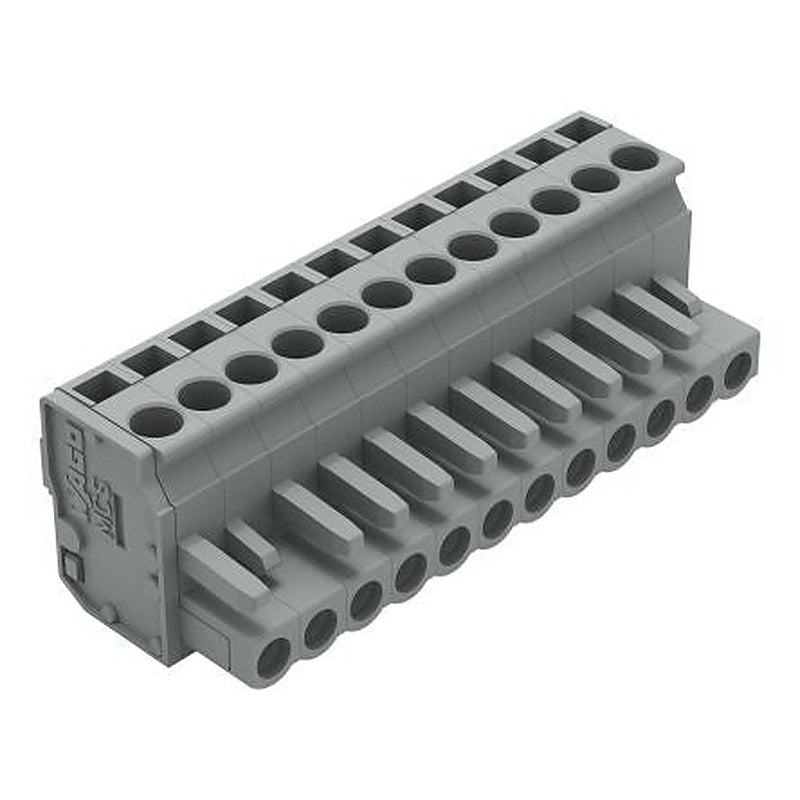 WAGO 232 Series Snap-in Connector Female Cage Clamp, 12-Pole, 14A, 12-Way