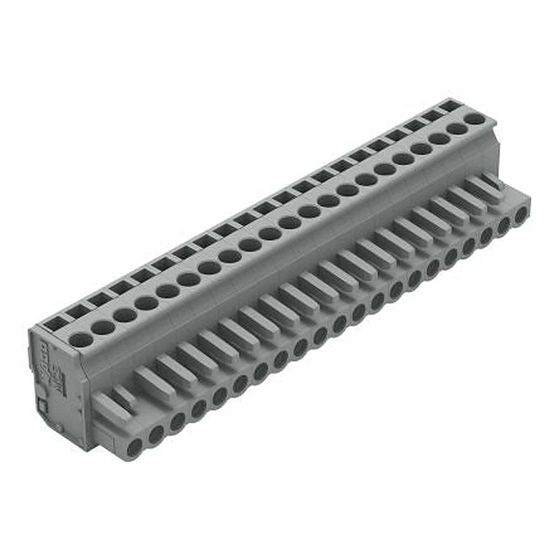 WAGO 232 Series Snap-in Connector Female Cage Clamp, 21-Pole, 14A, 21-Way