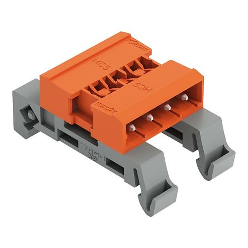 WAGO 232 Series Pluggable Terminal Block, 4-Contact, 5.08 mm Pitch, 1 Row, 232-534/007-000