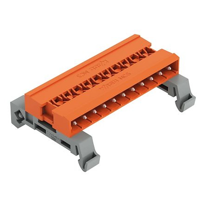 WAGO 232 Series Pluggable Terminal Block, 11-Contact, 5.08 mm Pitch, 1 Row, 232-541/007-000