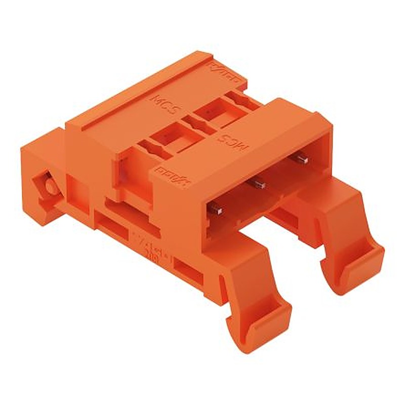 WAGO 232 Series Pluggable Terminal Block, 3-Contact, 7.62 mm Pitch, 1 Row, 232-583/007-000